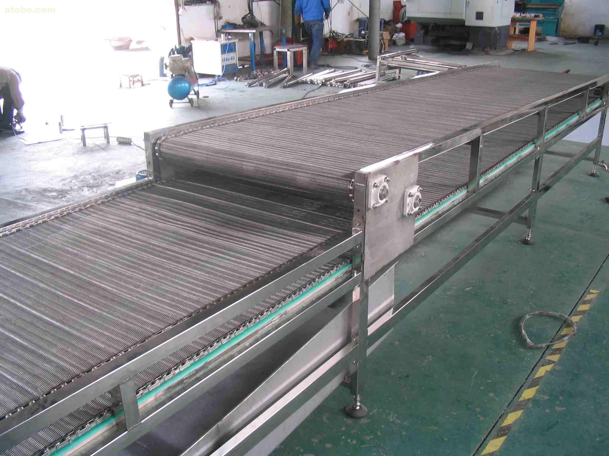 網鏈輸送機如何選擇合適功率的電機_食品機械設備網